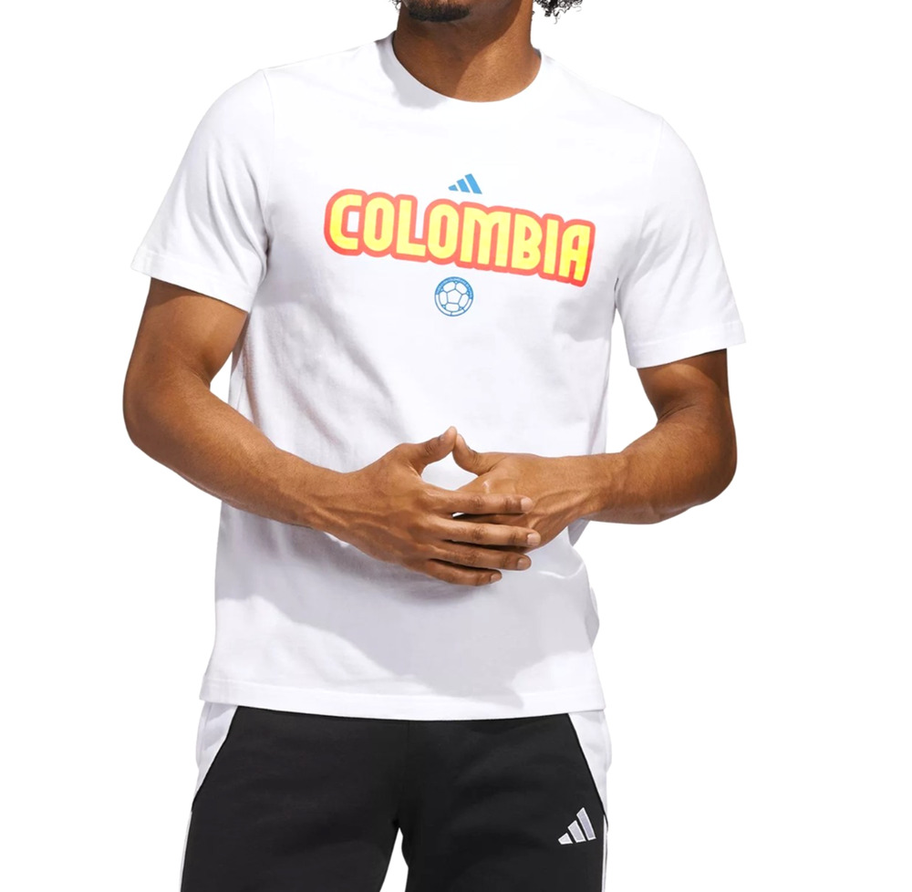 Adidas World Cup 26 Colombia Home T Shirt White KG3079 size Medium